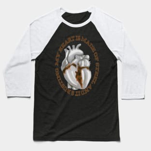 Heart of Steel Baseball T-Shirt